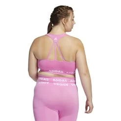 ADIDAS Aeroknit Plus Size Sports Bras Women - Pink, White -Sports Supplies Shop 14446000 12