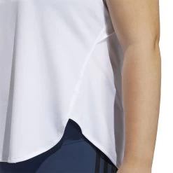 ADIDAS Badge Of Sport Logo Plus Size Tank Top Women - White, Blue -Sports Supplies Shop 14457000 13