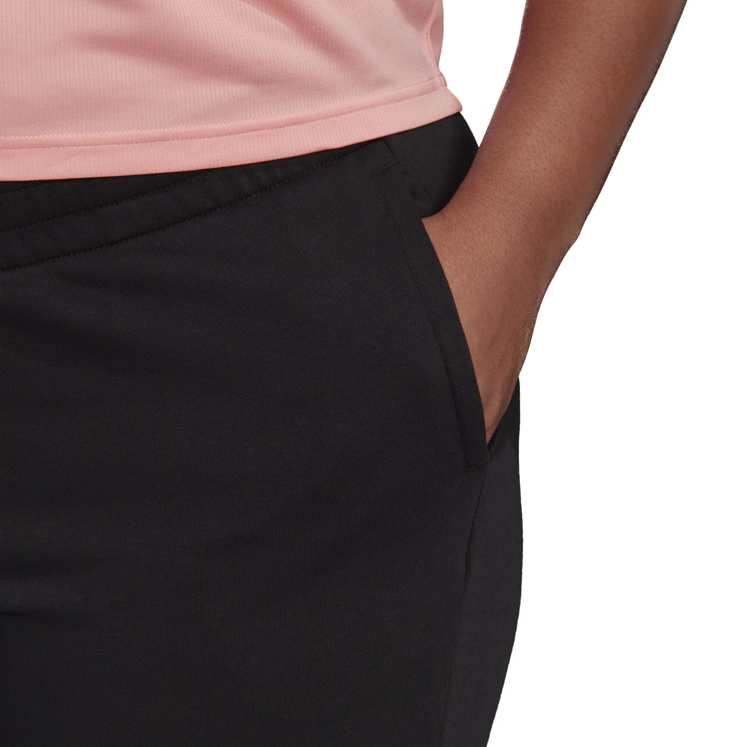 ADIDAS Essentials Inc Plus Size Training Pants Women - Black, White 9 ADIDAS Essentials Inc Plus Size Training Pants Women - Black, White - Image 9