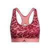 ADIDAS All Over Print Sports Bras Women - Pink, Dark Red