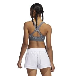 ADIDAS All Over Print Sports Bras Women - Dark Grey, Grey -Sports Supplies Shop 14565000 12
