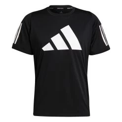 ADIDAS Fleece 3 Bar T-Shirt Men - Black, White