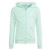 ADIDAS Essentials Linear Zip Hoodie Girls - Mint, White