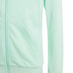 ADIDAS Essentials Linear Zip Hoodie Girls - Mint, White 7 ADIDAS Essentials Linear Zip Hoodie Girls - Mint, White -Sports Supplies Shop 15053000 10