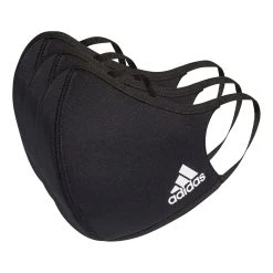 ADIDAS Sportswear M/L Face Mask 3 Pack - Black, White