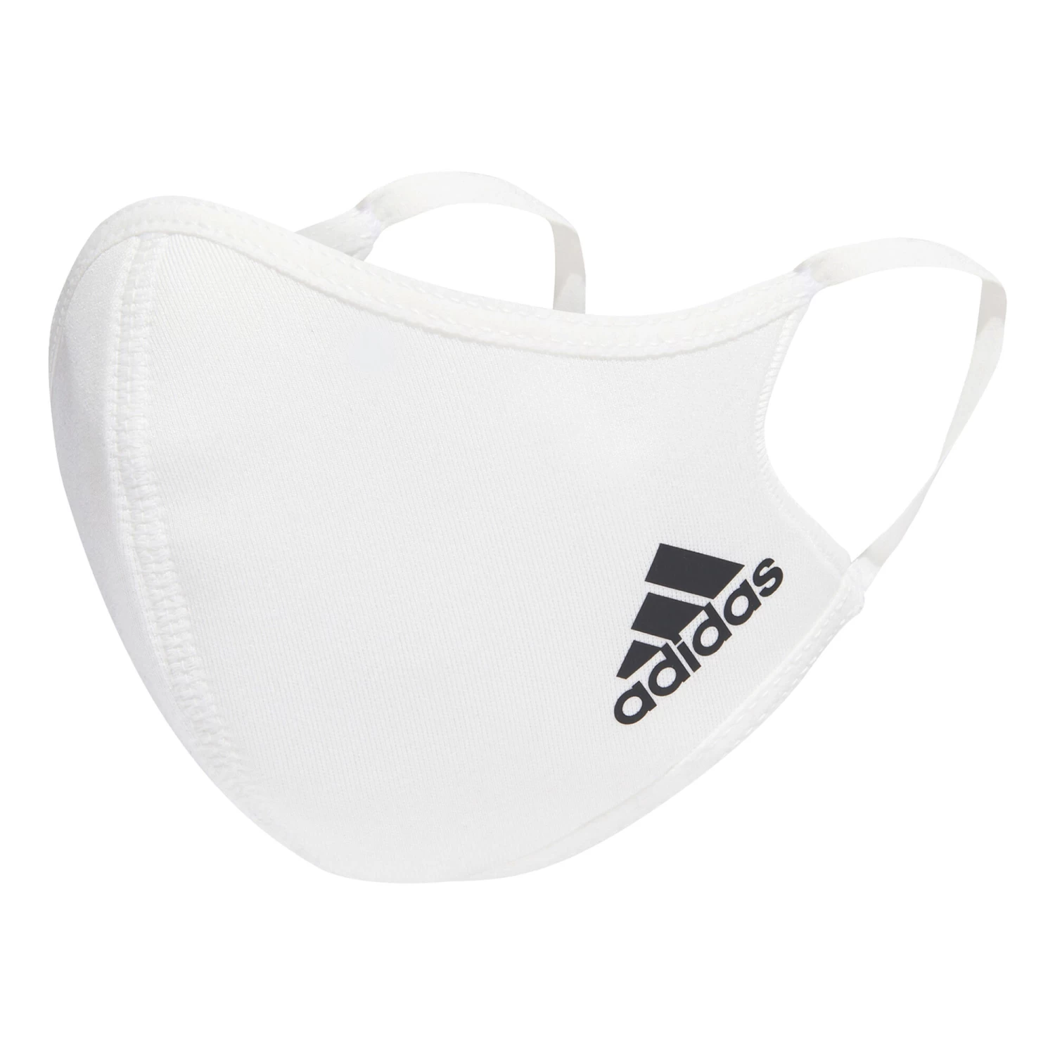 ADIDAS Sportswear M/L Face Mask 3 Pack - White, Black 2 ADIDAS Sportswear M/L Face Mask 3 Pack - White, Black - Image 2