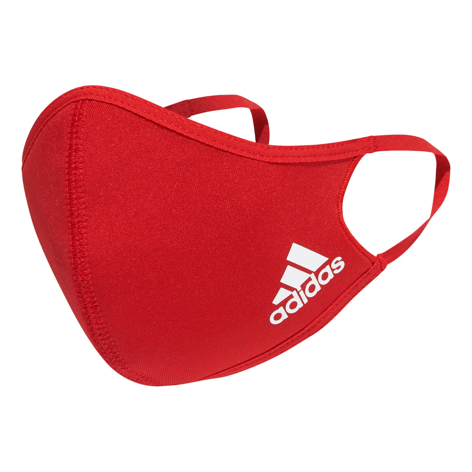 ADIDAS Sportswear M/L Face Mask 3 Pack - Red, White 2 ADIDAS Sportswear M/L Face Mask 3 Pack - Red, White - Image 2