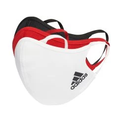 ADIDAS Sportswear XS/S Face Mask 3 Pack - Black, White