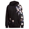 ADIDAS Floral Hoody Women - Black, Multicoloured