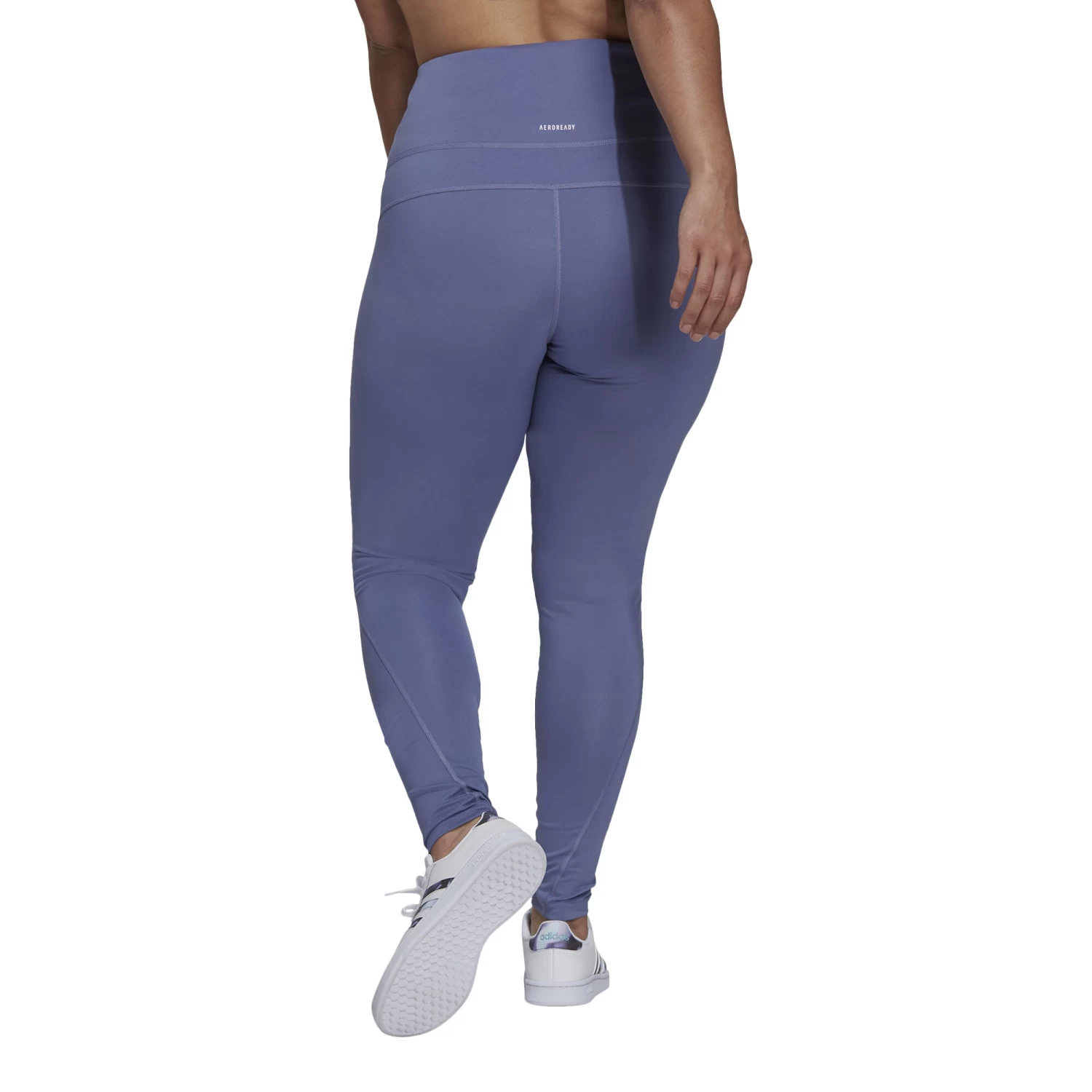 ADIDAS FB Plus Size Tight Women - Lilac 4 ADIDAS FB Plus Size Tight Women - Lilac - Image 4