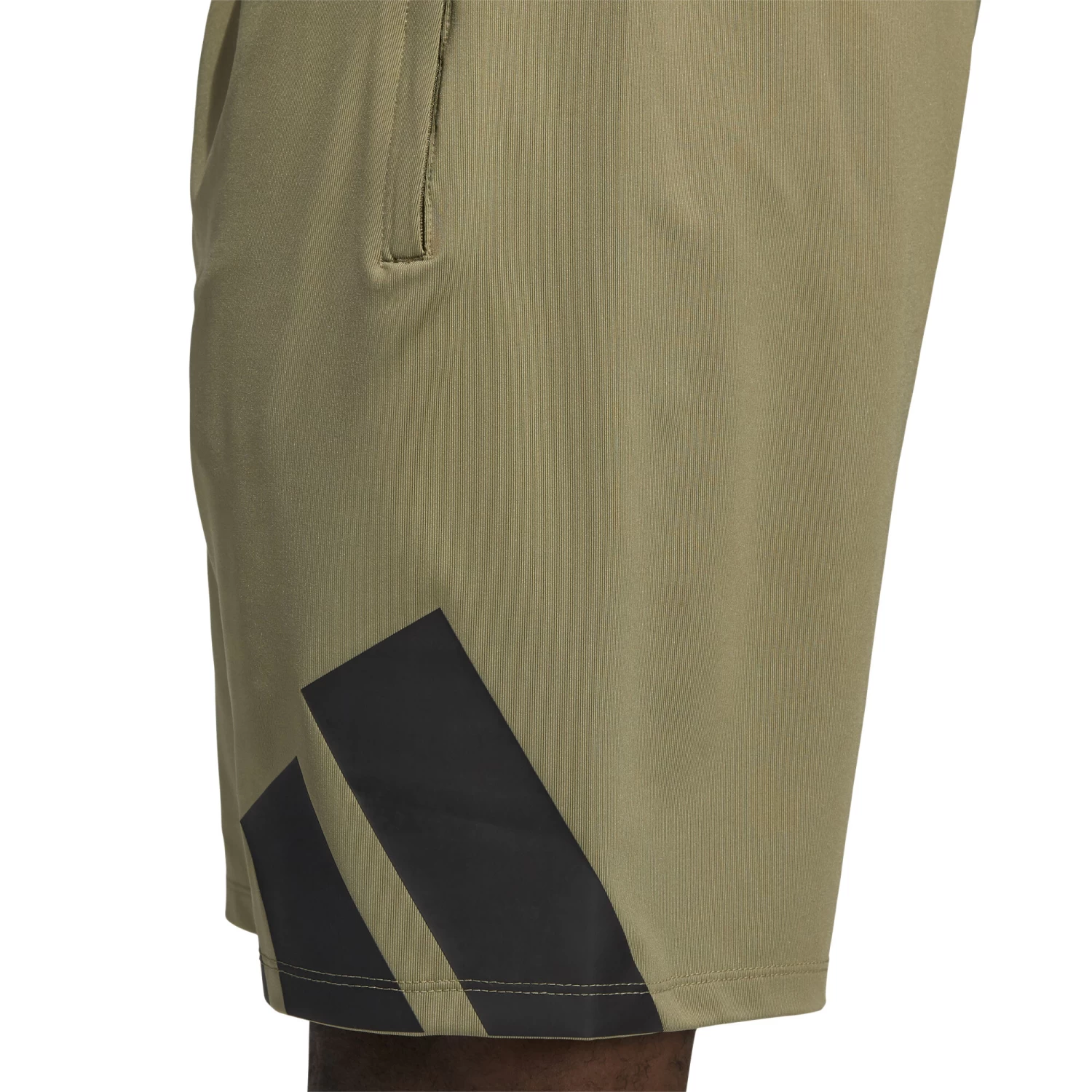 ADIDAS 4K 3BAR Shorts Men - Olive, Black 6 ADIDAS 4K 3BAR Shorts Men - Olive, Black - Image 6