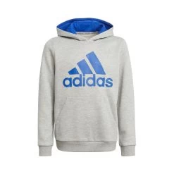 ADIDAS Big Logo Hoody Kids - Grey, Blue
