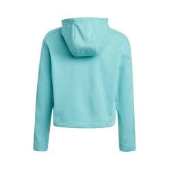 ADIDAS Hooded Crop Tracksuit Kids - Turquoise, Black -Sports Supplies Shop 15917000 12