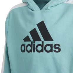 ADIDAS Hooded Crop Tracksuit Kids - Turquoise, Black -Sports Supplies Shop 15917000 15