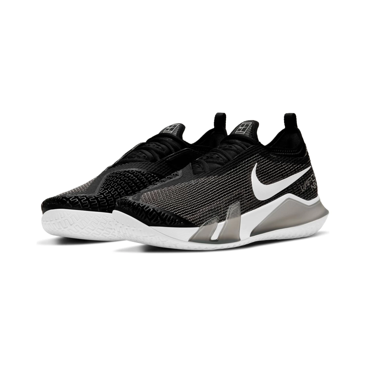 Nike React Vapor NXT All Court Shoe Men - Black, White 3 Nike React Vapor NXT All Court Shoe Men - Black, White - Image 3