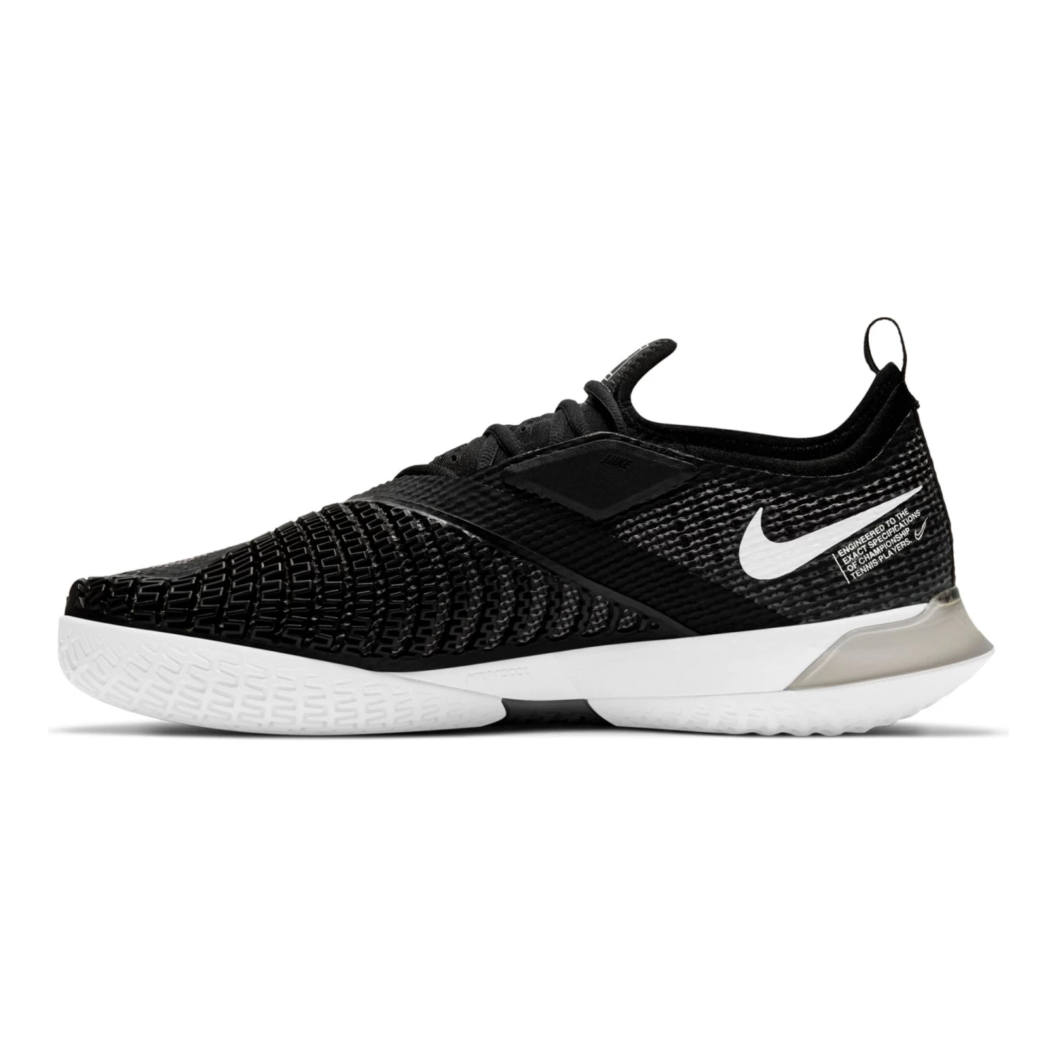 Nike React Vapor NXT All Court Shoe Men - Black, White 8 Nike React Vapor NXT All Court Shoe Men - Black, White - Image 8