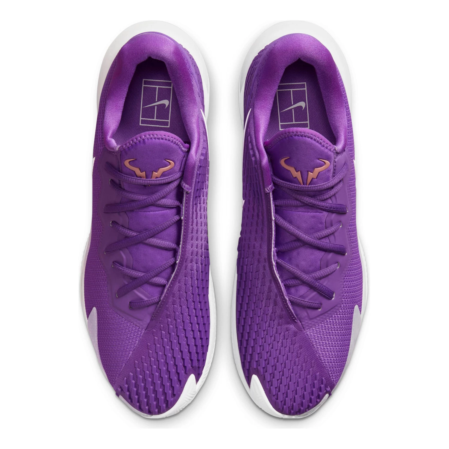 Nike Rafael Nadal Zoom Vapor Cage 4 Clay Court Shoe Men - Violet, White 4 Nike Rafael Nadal Zoom Vapor Cage 4 Clay Court Shoe Men - Violet, White - Image 4