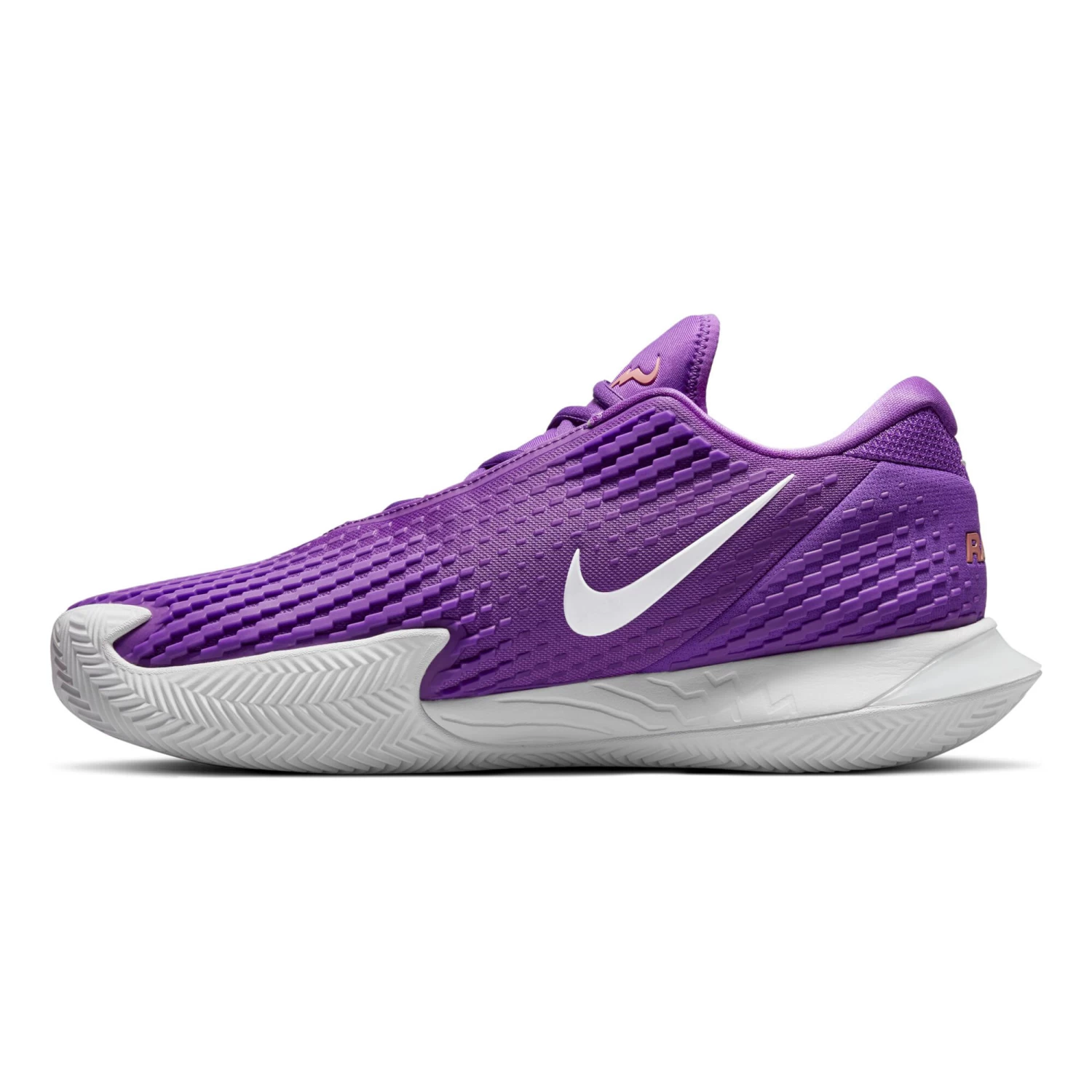 Nike Rafael Nadal Zoom Vapor Cage 4 Clay Court Shoe Men - Violet, White 8 Nike Rafael Nadal Zoom Vapor Cage 4 Clay Court Shoe Men - Violet, White - Image 8