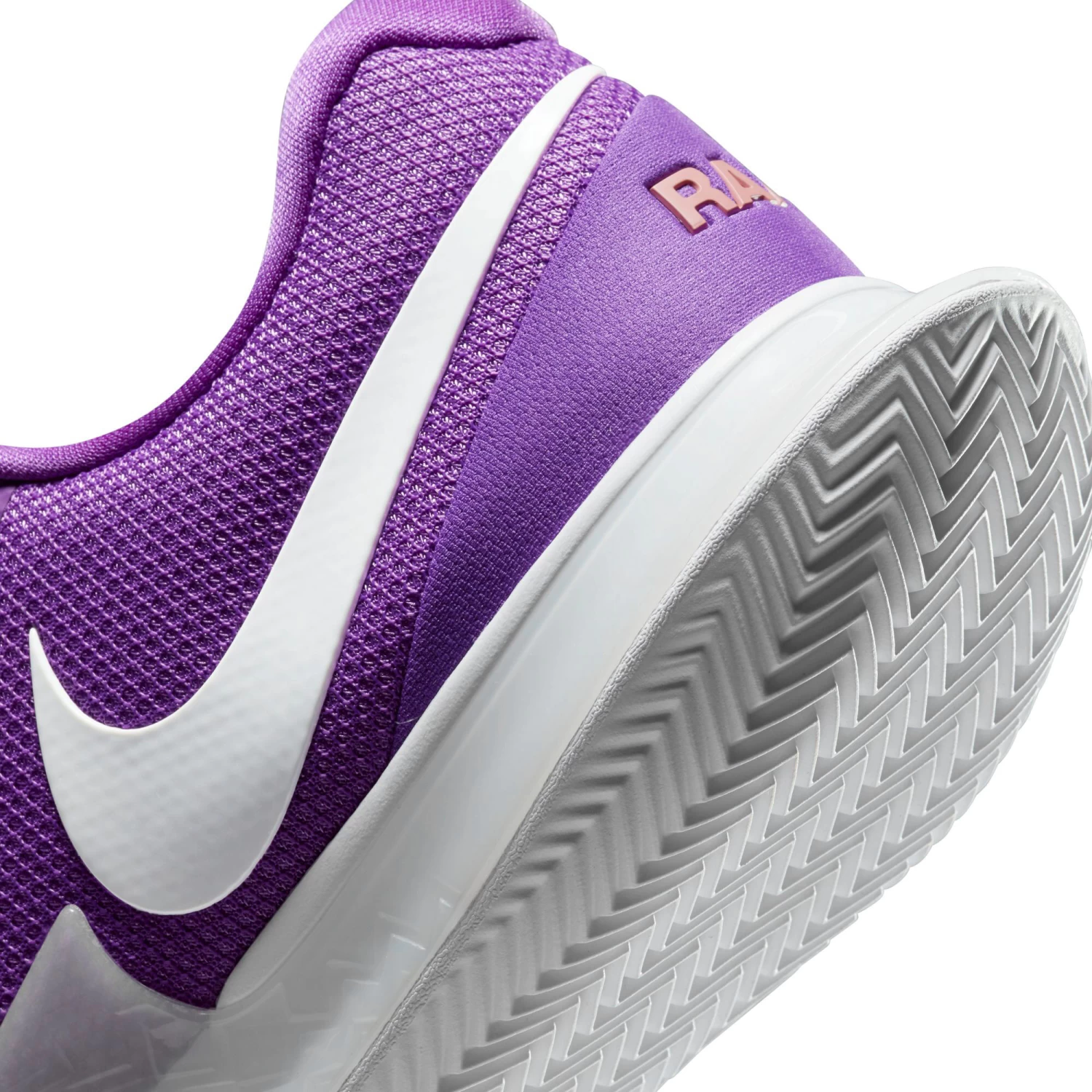 Nike Rafael Nadal Zoom Vapor Cage 4 Clay Court Shoe Men - Violet, White 10 Nike Rafael Nadal Zoom Vapor Cage 4 Clay Court Shoe Men - Violet, White - Image 10