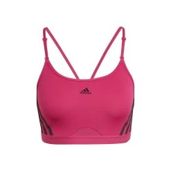 ADIDAS Aeroreact Low-Support 3 Stripes Sports Bras Women - Pink
