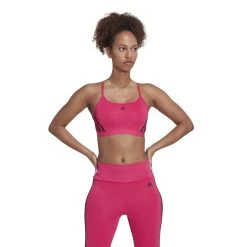 ADIDAS Aeroreact Low-Support 3 Stripes Sports Bras Women - Pink 9 ADIDAS Aeroreact Low-Support 3 Stripes Sports Bras Women - Pink -Sports Supplies Shop 17402000 13