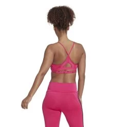 ADIDAS Aeroreact Low-Support 3 Stripes Sports Bras Women - Pink 10 ADIDAS Aeroreact Low-Support 3 Stripes Sports Bras Women - Pink -Sports Supplies Shop 17402000 14