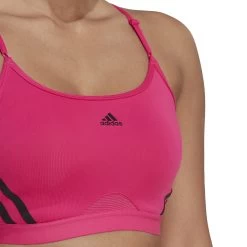 ADIDAS Aeroreact Low-Support 3 Stripes Sports Bras Women - Pink 13 ADIDAS Aeroreact Low-Support 3 Stripes Sports Bras Women - Pink -Sports Supplies Shop 17402000 18