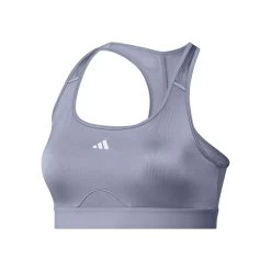 ADIDAS PowerReact Training Medium-Support Bra Sports Bras Women - Silver