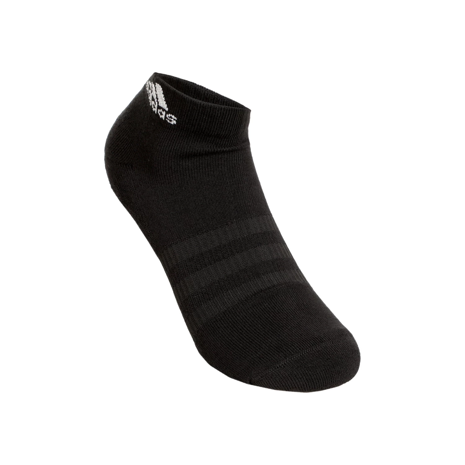 ADIDAS Crew Sportswear Ankle Sports Socks - Black, White 3 ADIDAS Crew Sportswear Ankle Sports Socks - Black, White - Image 3