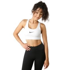Nike Swoosh Sports Bras Women - White, Black -Sports Supplies Shop 46779000 24