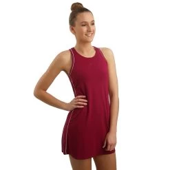 Nike Court Dry Dress Women - Berry, White -Sports Supplies Shop 48438000 24