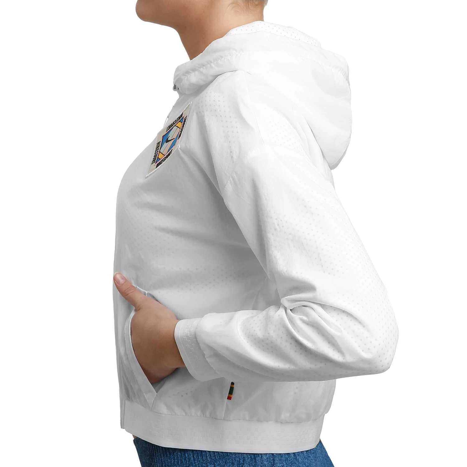 Nike Court Stadium Training Jacket Women - White, Blue 4 Nike Court Stadium Training Jacket Women - White, Blue - Image 4