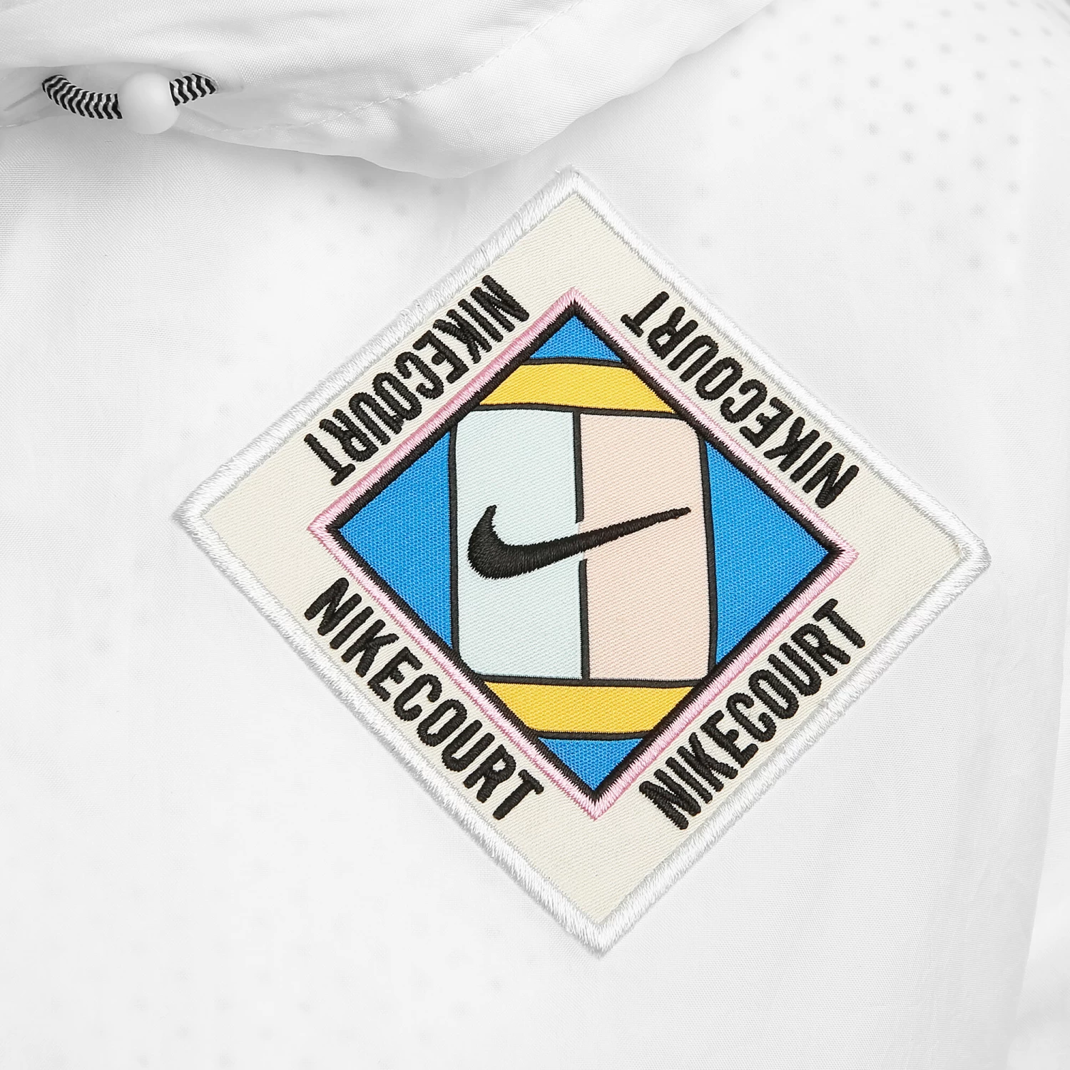 Nike Court Stadium Training Jacket Women - White, Blue 5 Nike Court Stadium Training Jacket Women - White, Blue - Image 5