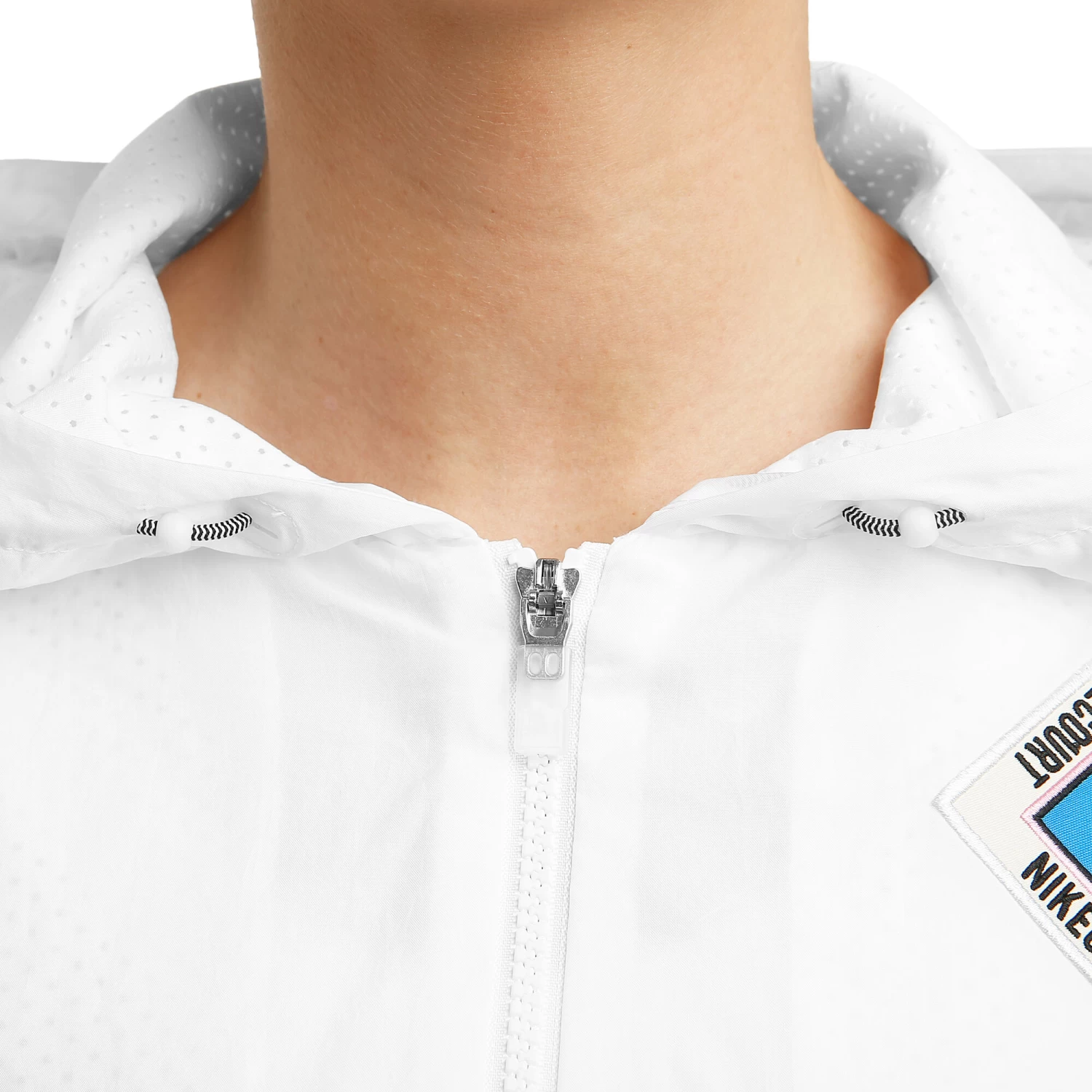 Nike Court Stadium Training Jacket Women - White, Blue 6 Nike Court Stadium Training Jacket Women - White, Blue - Image 6