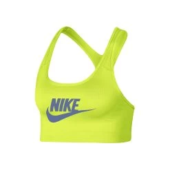 Nike Swoosh Futura Sports Bras Women - Lemon, Blue -Sports Supplies Shop 49165000 000