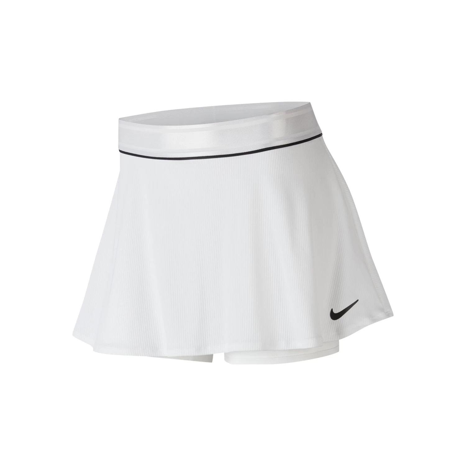 Nike Court Flouncy Skirt Women - White, Black 7 Nike Court Flouncy Skirt Women - White, Black - Image 7