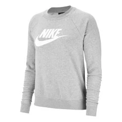 Nike Sportswear Essential Crew Sweatshirt Women - Lightgrey, White