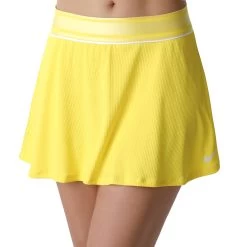 Nike Court Flouncy Skirt Women - Lemon, White