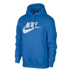 Nike Sportswear Club Graphic Hoody Men - Blue, White