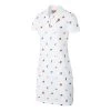 Nike Polo Print Dress Women - White, Multicoloured