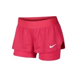 Nike Court Flex Shorts Girls - Berry, White