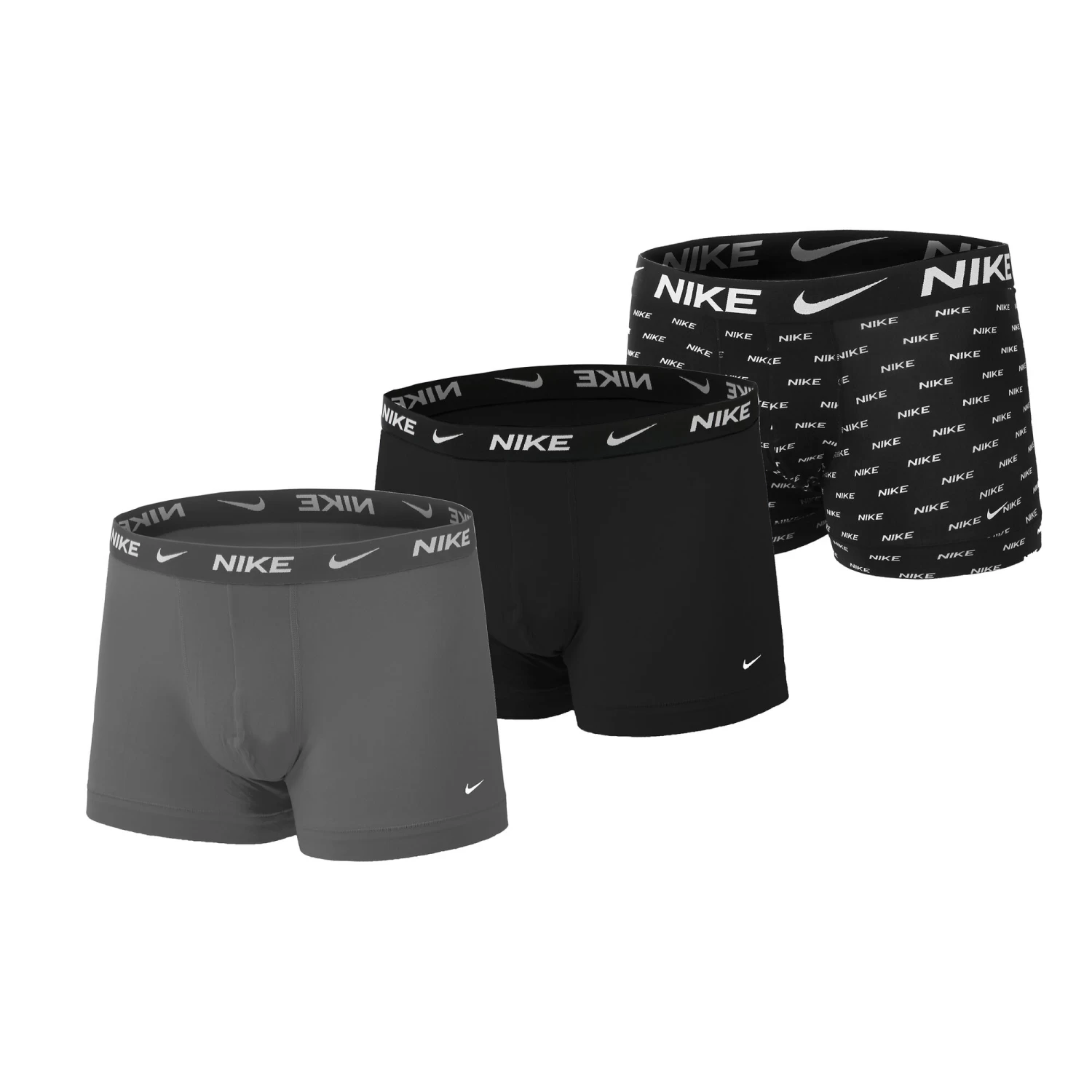 Nike Essential Micro Boxer Shorts 3 Pack Men - Black, Lightgrey 1 Nike Essential Micro Boxer Shorts 3 Pack Men - Black, Lightgrey