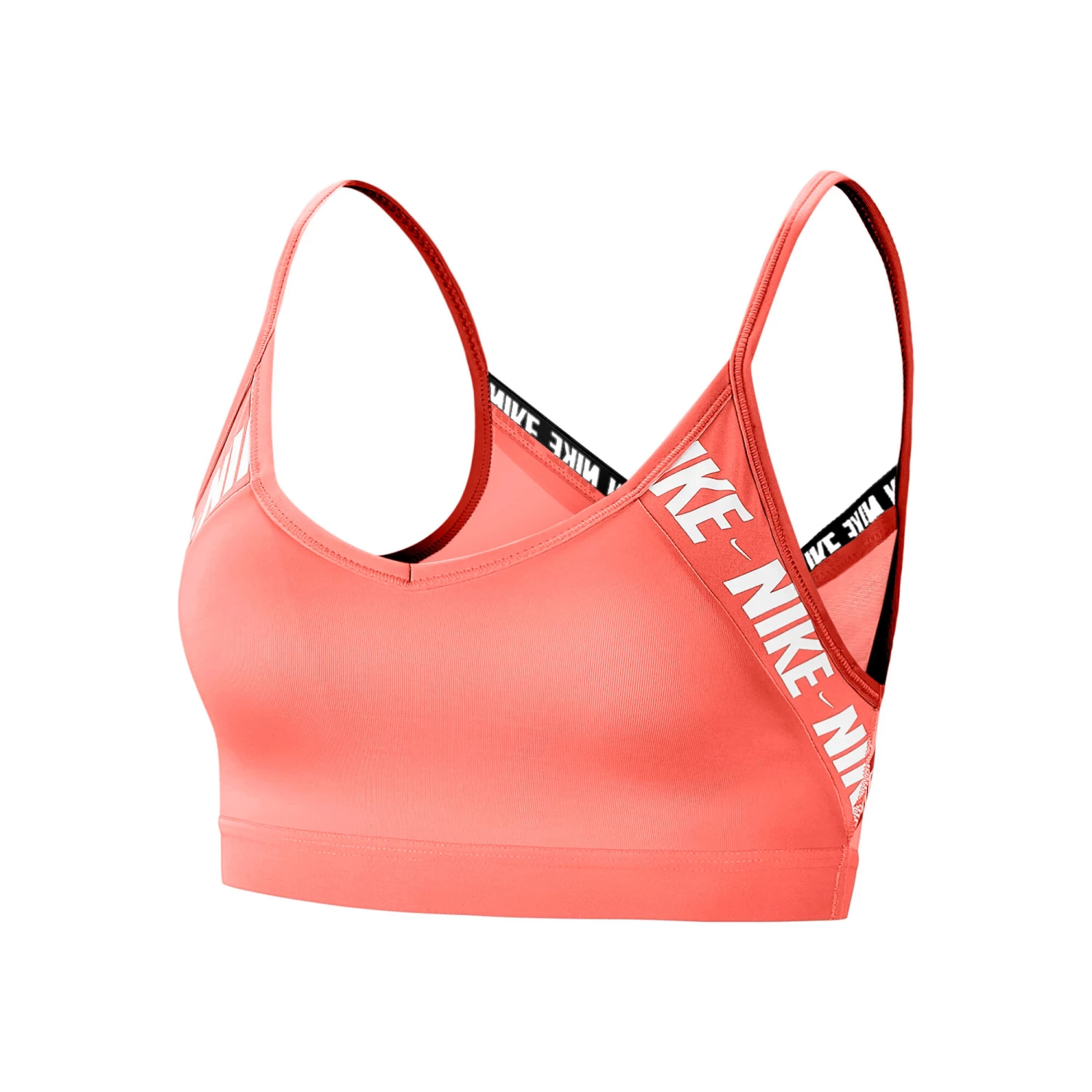 Nike Indy Sports Bras Women - Coral, White 1 Nike Indy Sports Bras Women - Coral, White