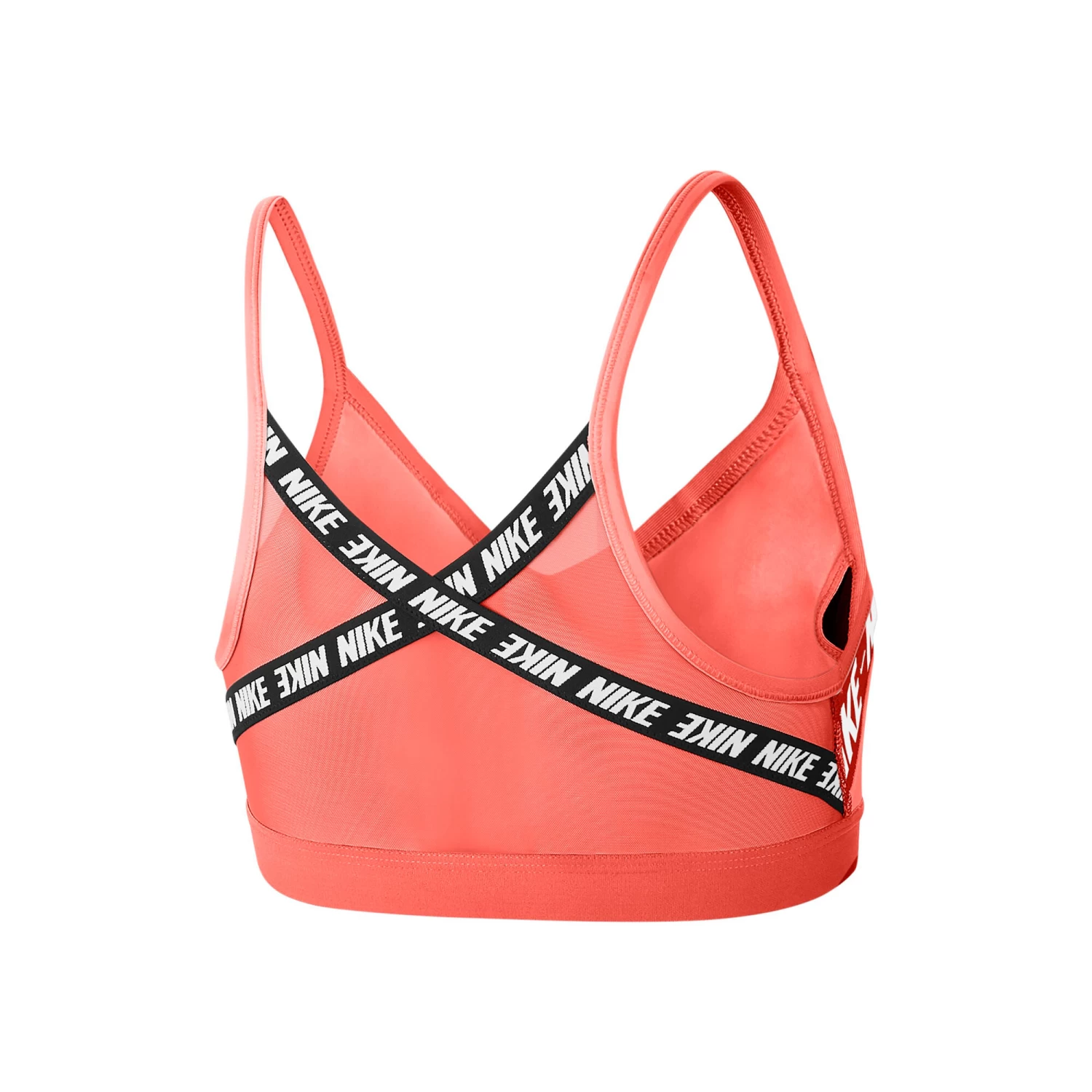 Nike Indy Sports Bras Women - Coral, White 2 Nike Indy Sports Bras Women - Coral, White - Image 2