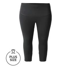 Nike Cropped Plus Size Tight Women - Black, White