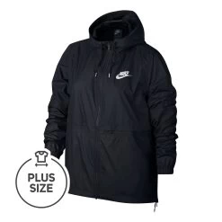 Nike Sportswear Woven Plus Size Training Jacket Women - Black