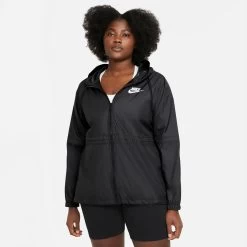 Nike Sportswear Woven Plus Size Training Jacket Women - Black -Sports Supplies Shop 53055000 10