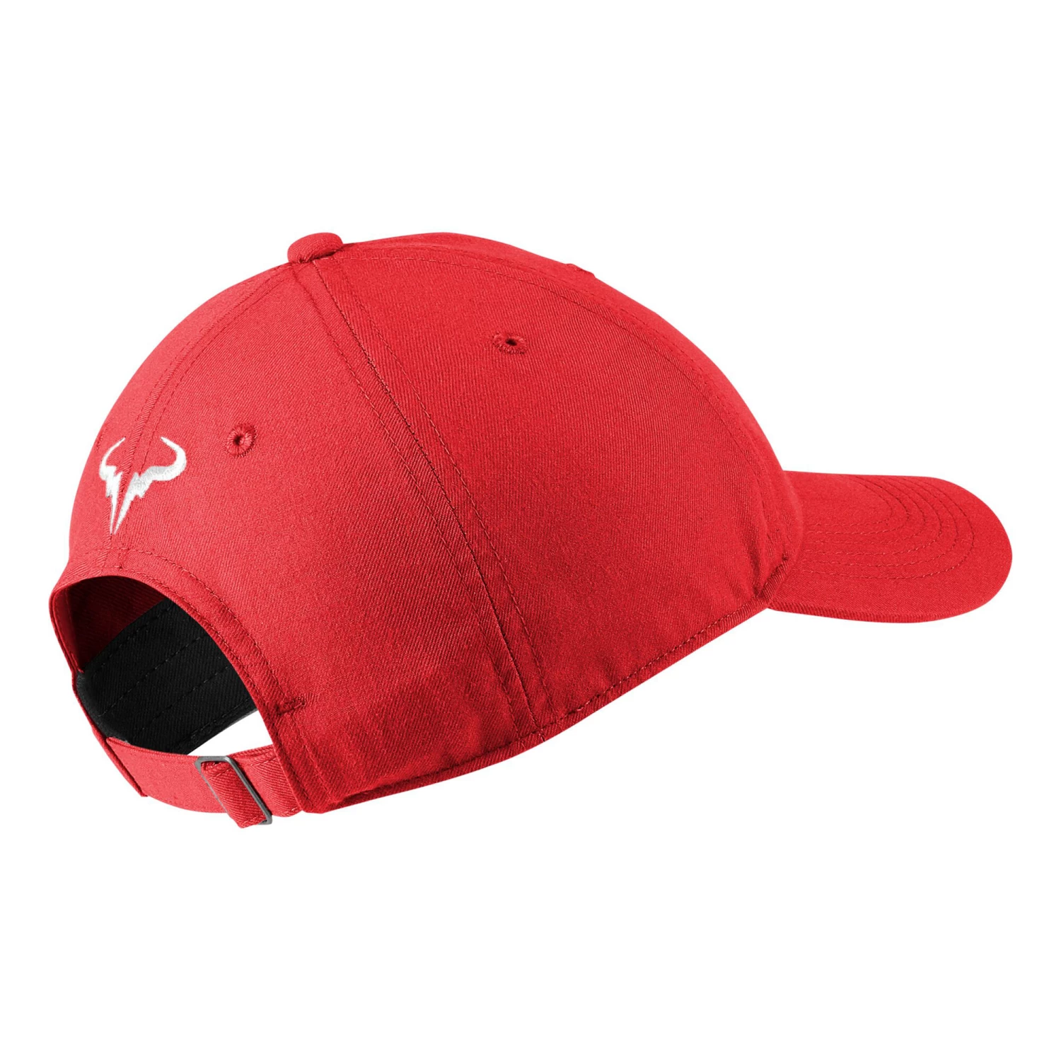 Nike Rafael Nadal Court AeroBill Heritage86 Cap - Red, White 2 Nike Rafael Nadal Court AeroBill Heritage86 Cap - Red, White - Image 2