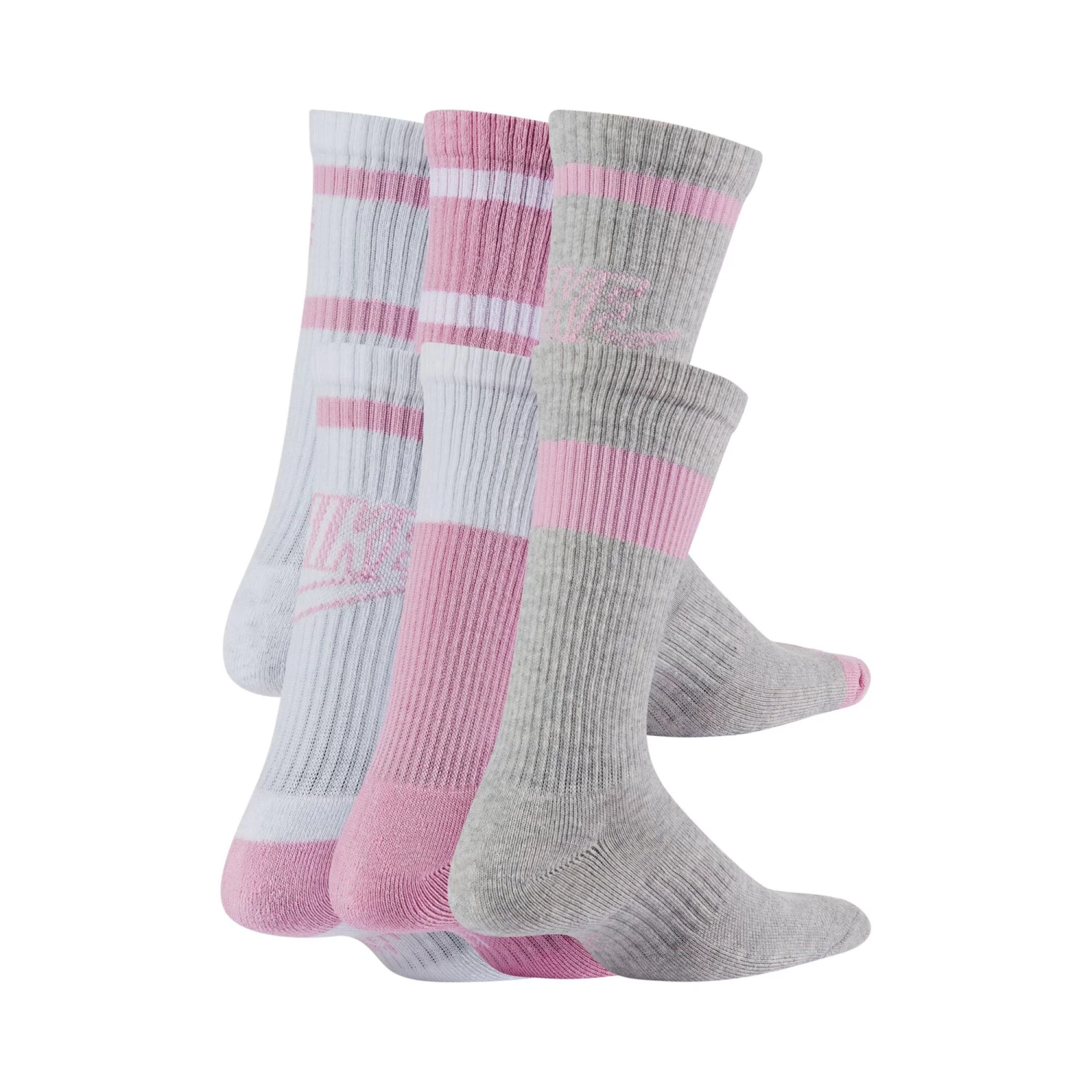 Nike Everday Sports Socks 6 Pack Kids - White, Multicoloured 2 Nike Everday Sports Socks 6 Pack Kids - White, Multicoloured - Image 2