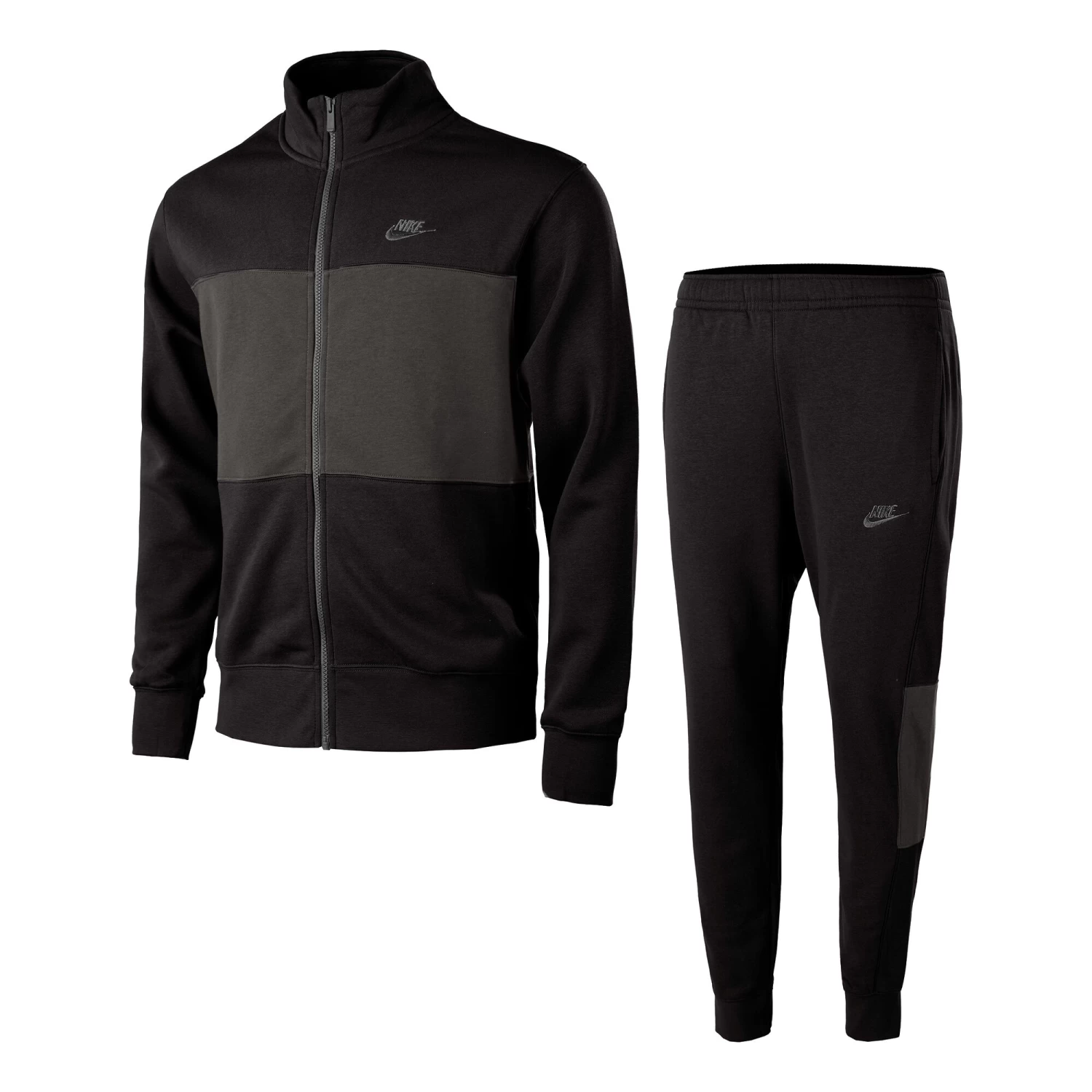 Nike Sportswear Sport Fleece Tracksuit Men - Black, Grey 1 Nike Sportswear Sport Fleece Tracksuit Men - Black, Grey